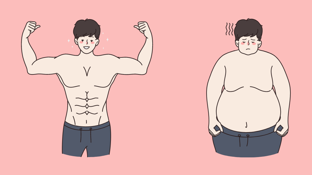 男性の体脂肪率の目安