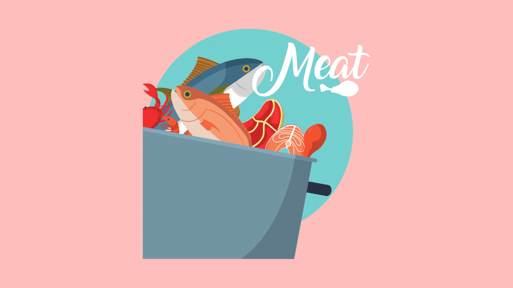 プリン体の多い魚介類や肉類は食べ過ぎ注意